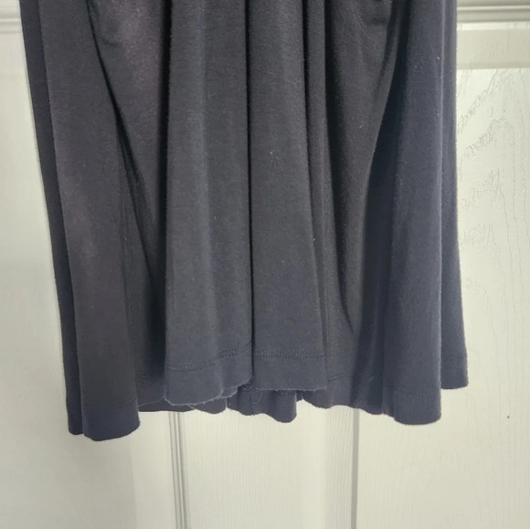Athleta Black Ruched front pocket midi long sleeve athleisure dress size xs - Picture 7 of 10